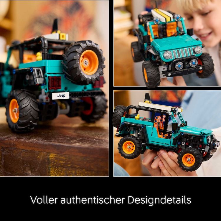 Produktbild: LEGO Technic 42227 Jeep Wrangler Rubicon Gel&auml;ndewagen, Spielzeug ab 10