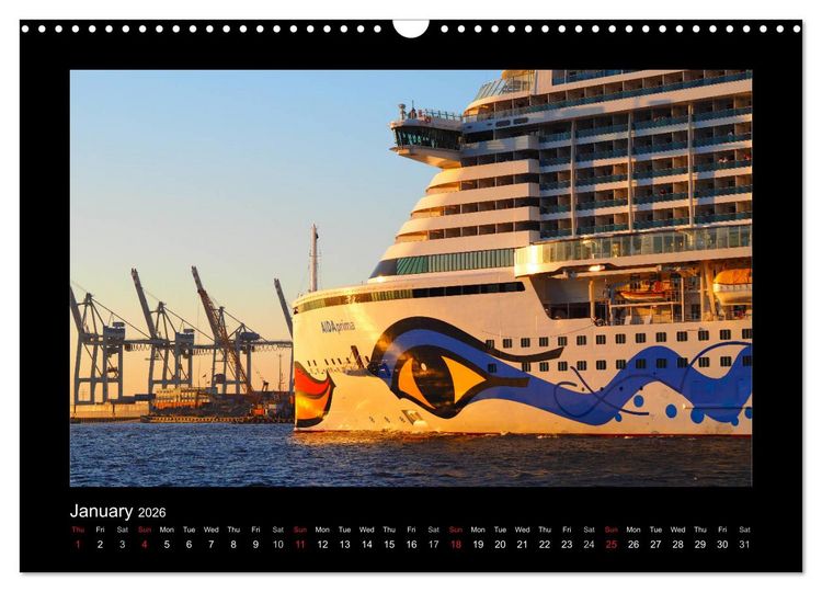 Produktbild: Destination Hamburg 2026 (Wall Calendar 2026 DIN A3 landscape), CALVENDO 12 Month Wall Calendar
