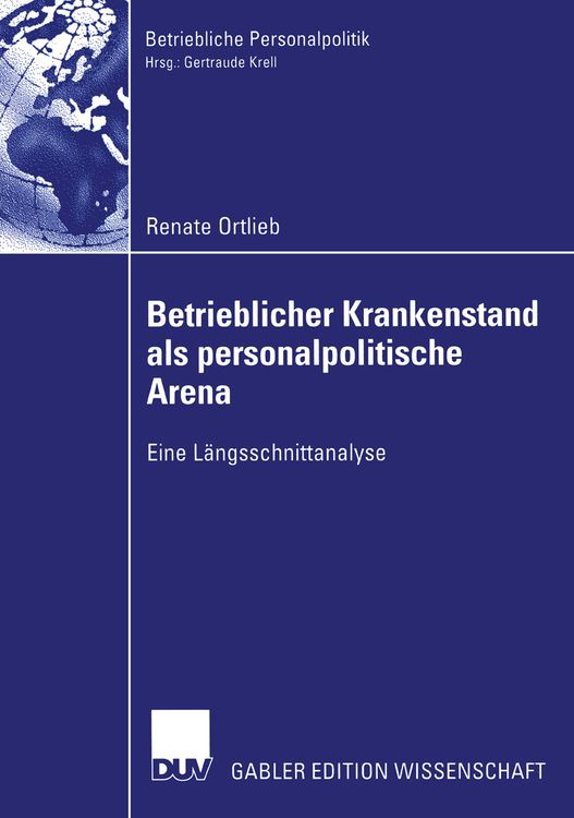 Bild vom Artikel Betrieblicher Krankenstand als personalpolitische Arena vom Autor Renate Ortlieb