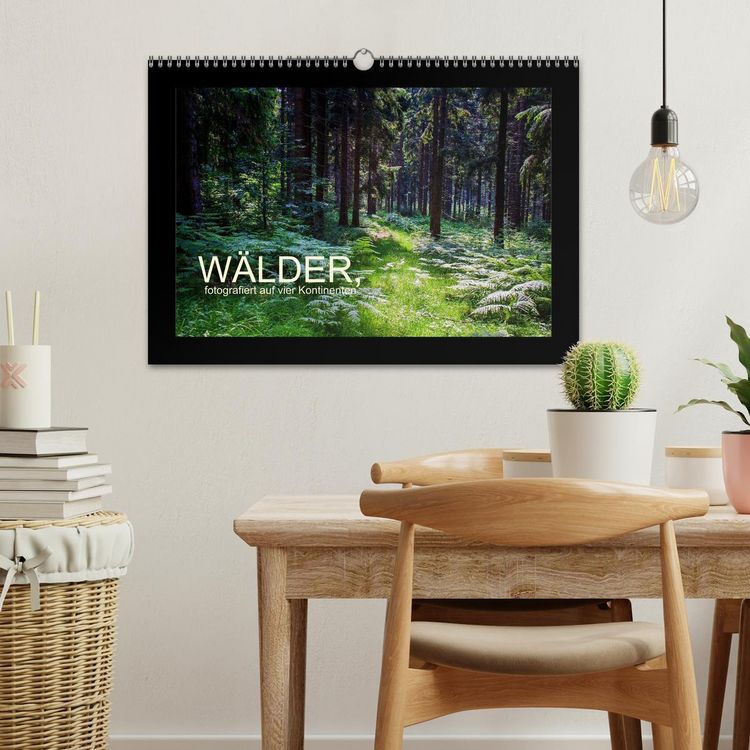 Produktbild: W&auml;lder, fotografiert auf vier Kontinenten (Wandkalender 2026 DIN A3 quer), CALVENDO Monatskalender