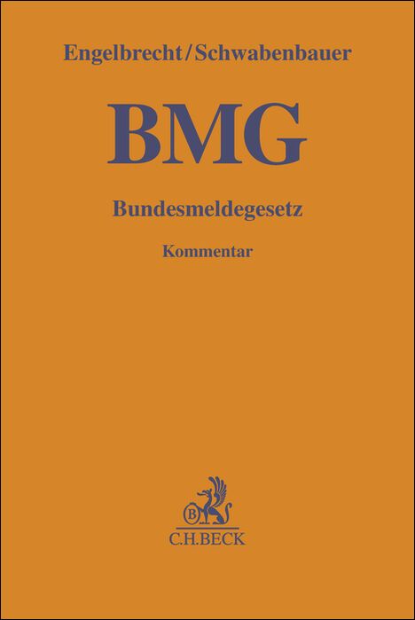 Produktbild: Bundesmeldegesetz. BMG