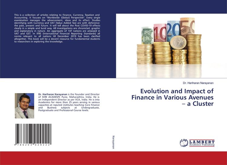Produktbild: Evolution and Impact of Finance in Various Avenues - a Cluster