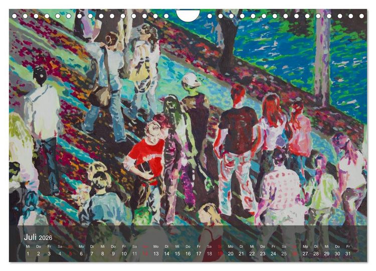 Produktbild: Alena Steinlechner, Acryl auf Leinwand (Wandkalender 2026 DIN A4 quer), CALVENDO Monatskalender