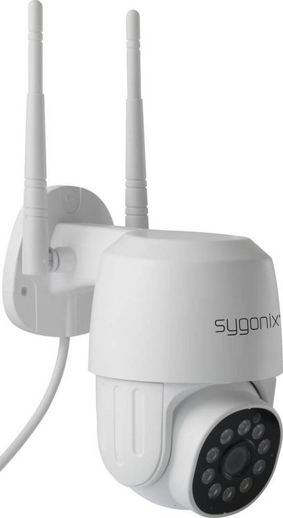 Produktbild: Sygonix PTZ WLAN SY-4760960 LAN, WLAN IP &Uuml;berwachungskamera 1920 x 1080 Pixel