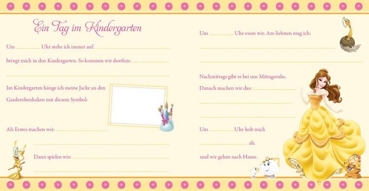 Produktbild: Disney Prinzessin Kindergartenalbum