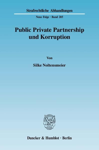 Produktbild: Public Private Partnership und Korruption.