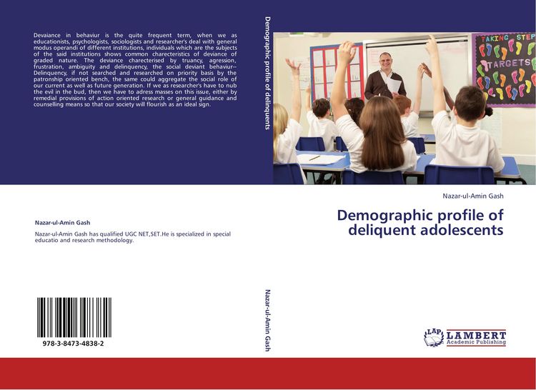 Produktbild: Demographic profile of deliquent adolescents