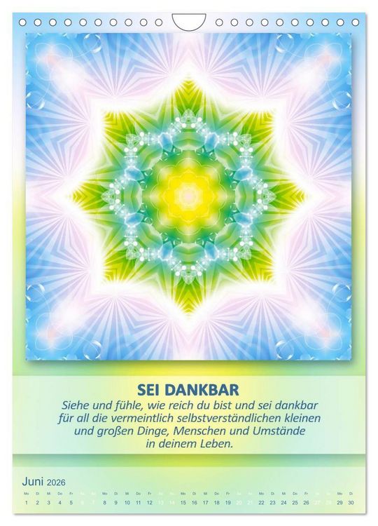 Produktbild: Light Energy Mandalas - Kalender - Vol. 1 (Wandkalender 2026 DIN A4 hoch), CALVENDO Monatskalender