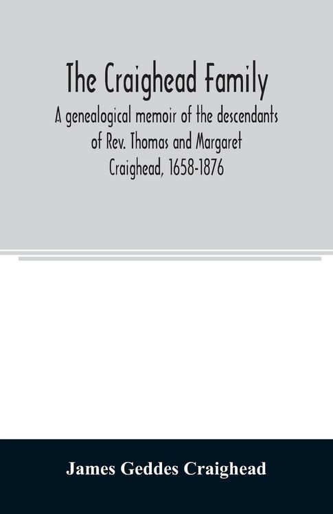 Produktbild: The Craighead family