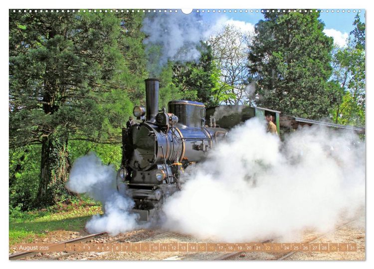 Produktbild: Im Zug durch Schweizer Berge (hochwertiger Premium Wandkalender 2026 DIN A2 quer), Kunstdruck in Hochglanz