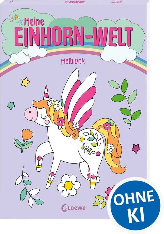 Produktbild: Meine Einhorn-Welt - Malblock