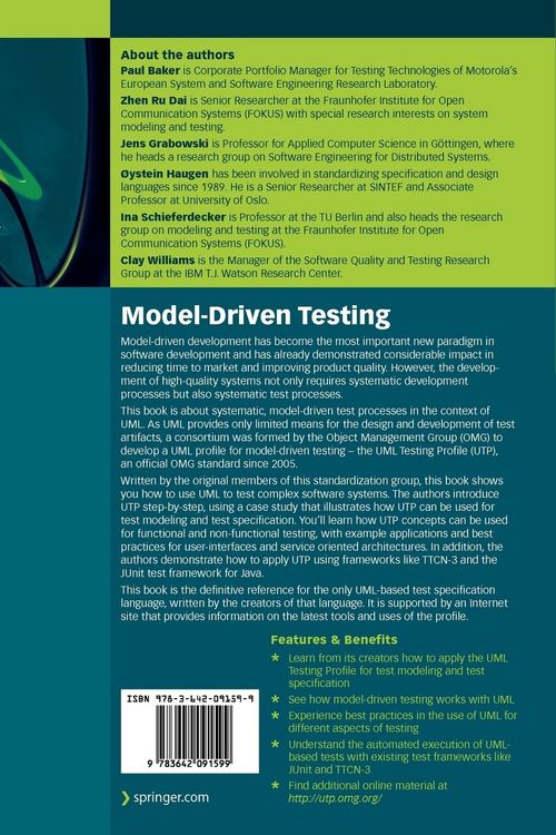 Produktbild: Model-Driven Testing