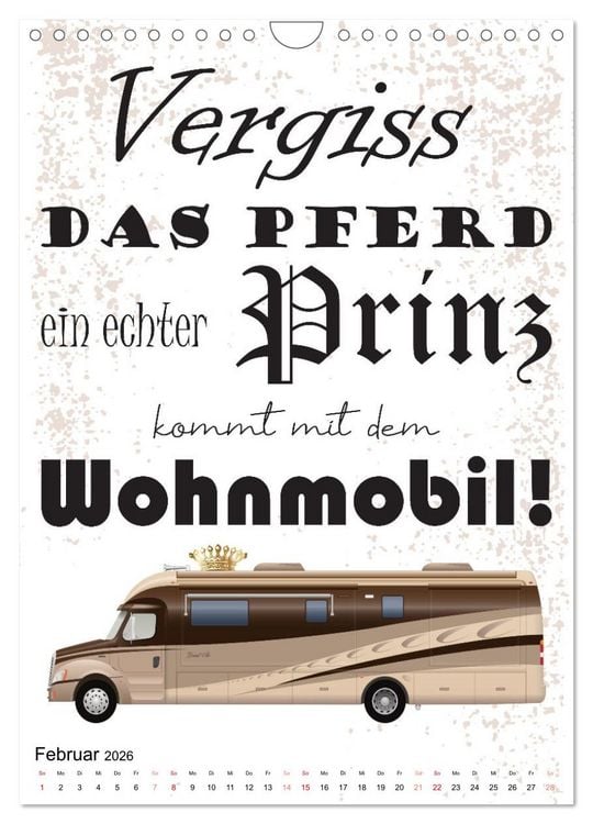 Produktbild: CampingSpr&uuml;che (Wandkalender 2026 DIN A4 hoch), CALVENDO Monatskalender