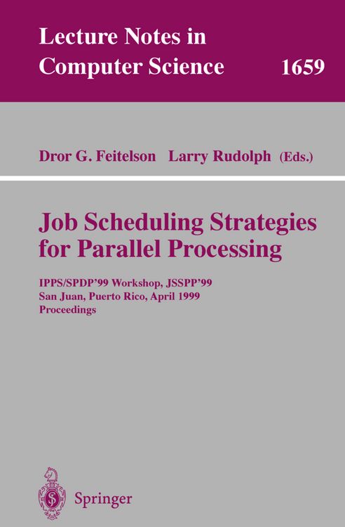 Produktbild: Job Scheduling Strategies for Parallel Processing