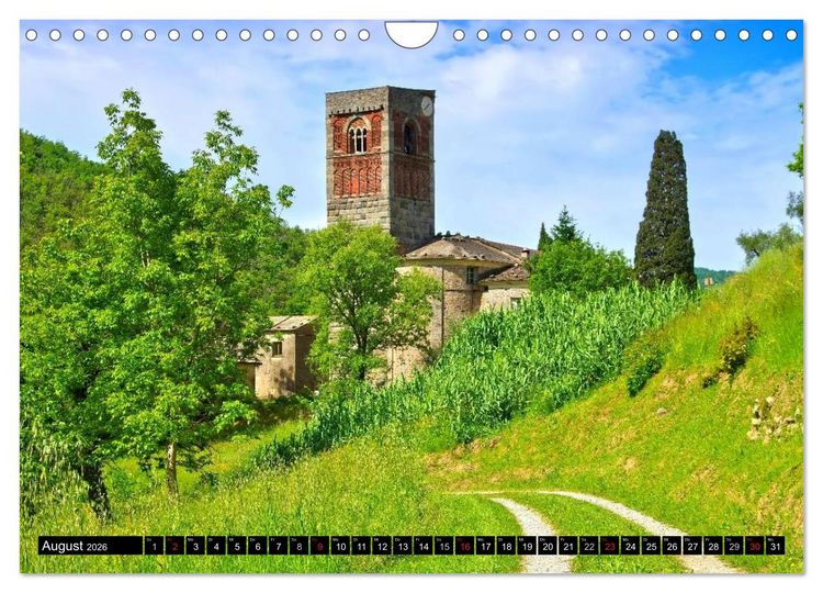 Produktbild: Ligurien - Berge und Meer (Wandkalender 2026 DIN A4 quer), CALVENDO Monatskalender