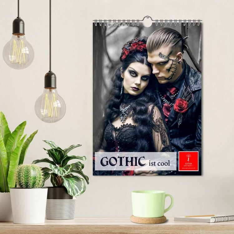 Produktbild: Gothic ist cool (Wandkalender 2026 DIN A4 hoch), CALVENDO Monatskalender