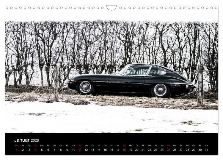 Produktbild: Jaguar E-Type 2026 (Wandkalender 2026 DIN A3 quer), CALVENDO Monatskalender