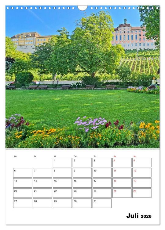 Produktbild: Bodenseeradweg - Auf dem Bodensee durch 3 L&auml;nder (Wandkalender 2026 DIN A3 hoch), CALVENDO Monatskalender