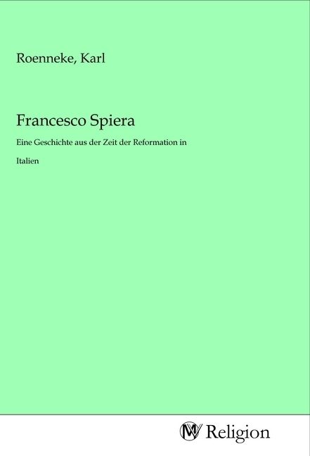 Produktbild: Francesco Spiera