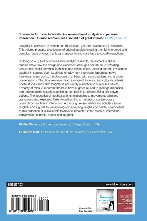 Produktbild: Studies of Laughter in Interaction