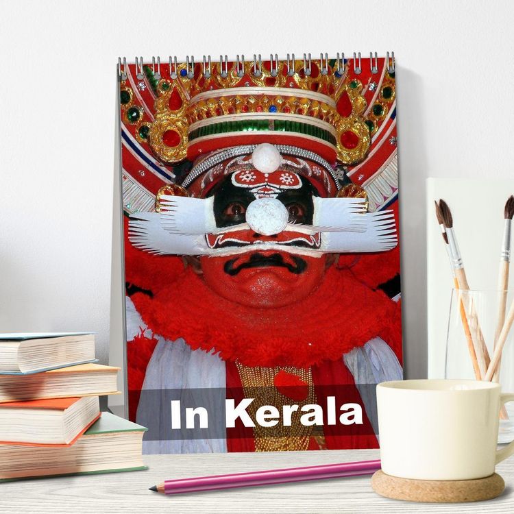 Produktbild: In Kerala (Tischkalender 2026 DIN A5 hoch), CALVENDO Monatskalender