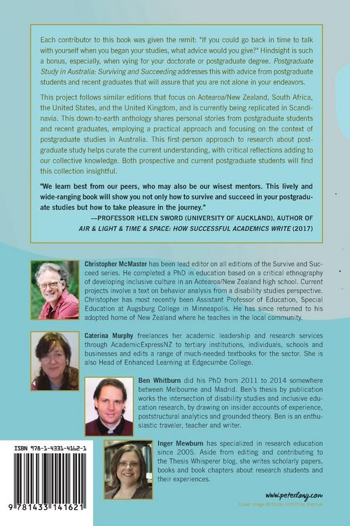 Produktbild: Postgraduate Study in Australia