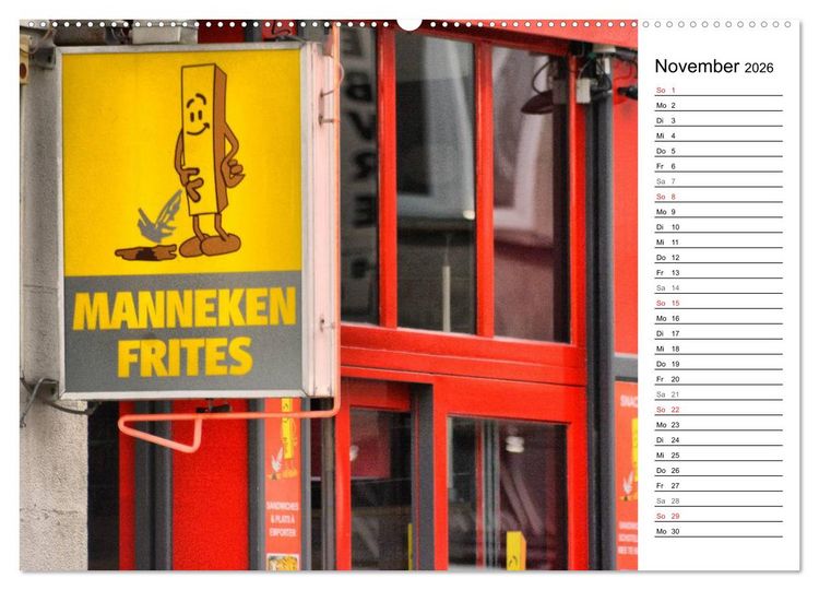Produktbild: 300mm - Br&uuml;ssel (Wandkalender 2026 DIN A2 quer), CALVENDO Monatskalender