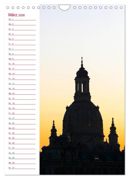 Produktbild: Frauenkirche Dresden (Wandkalender 2026 DIN A4 hoch), CALVENDO Monatskalender