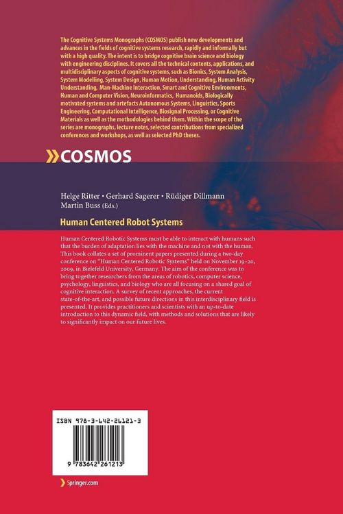Produktbild: Human Centered Robot Systems