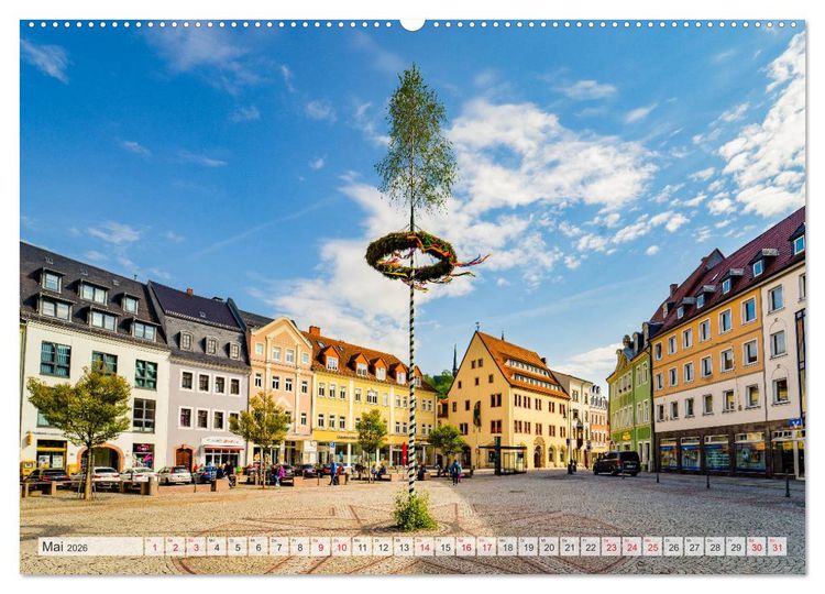 Produktbild: Mittweida Impressionen (hochwertiger Premium Wandkalender 2026 DIN A2 quer), Kunstdruck in Hochglanz