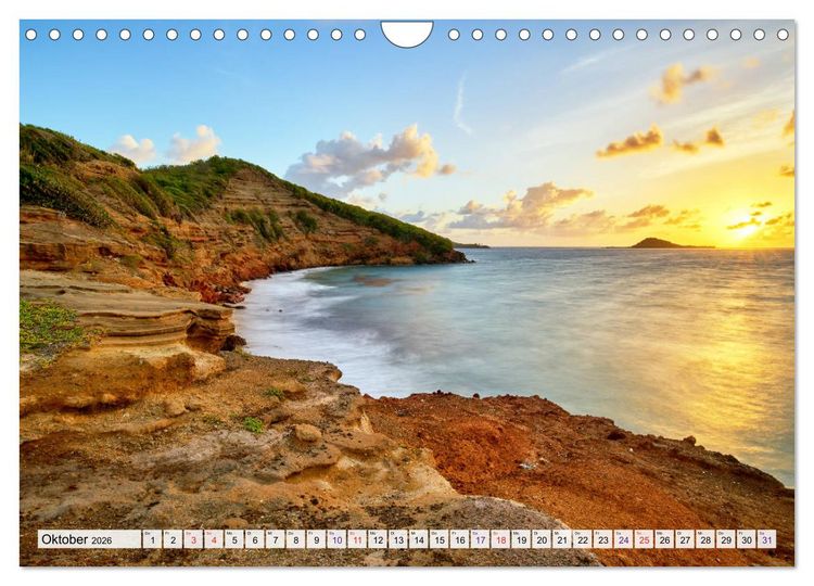 Produktbild: Inseln &uuml;ber dem Winde (Wandkalender 2026 DIN A4 quer), CALVENDO Monatskalender