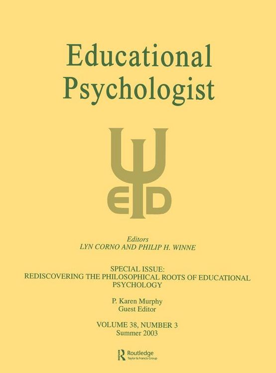 Produktbild: Rediscovering the Philosophical Roots of Educational Psychology