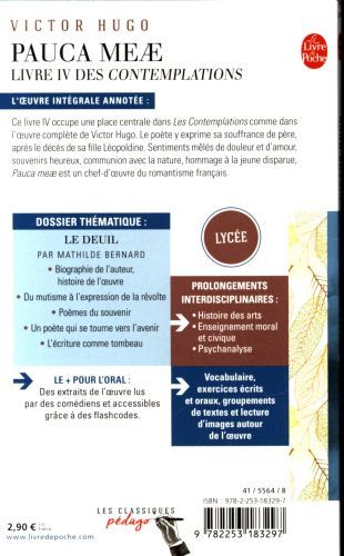 Produktbild: Pauca meae : livre IV des Contemplations