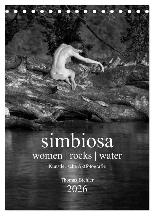 Produktbild: simbiosa ... K&uuml;nstlerische Aktfotografie 2026 (Tischkalender 2026 DIN A5 hoch), CALVENDO Monatskalender