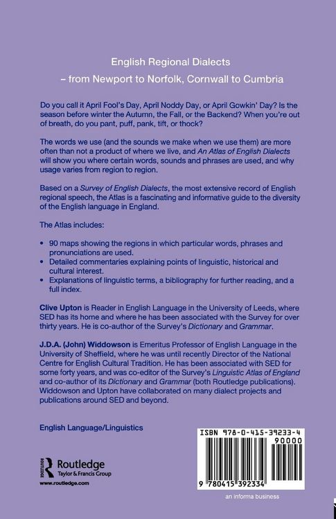 Produktbild: An Atlas of English Dialects