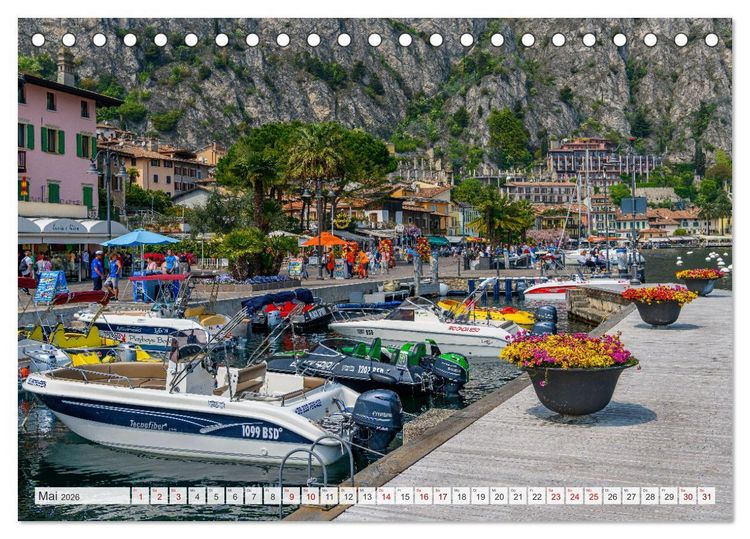 Produktbild: Unterwegs am Gardasee (Tischkalender 2026 DIN A5 quer), CALVENDO Monatskalender