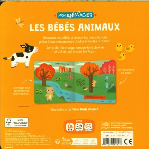 Produktbild: Les b&eacute;b&eacute;s animaux