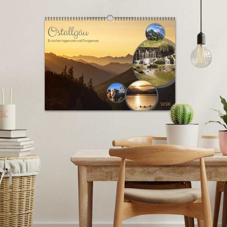 Produktbild: Ostallg&auml;u - Zwischen Aggenstein und Forggensee (Wandkalender 2026 DIN A3 quer), CALVENDO Monatskalender