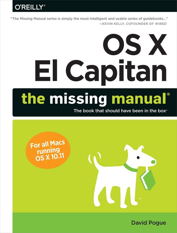 Produktbild: OS X El Capitan: The Missing Manual