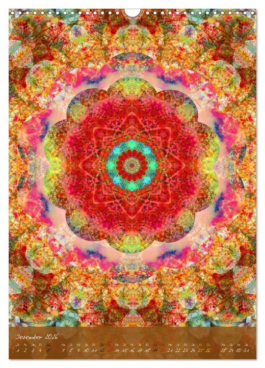 Produktbild: Mandala Energien (Wandkalender 2026 DIN A3 hoch), CALVENDO Monatskalender