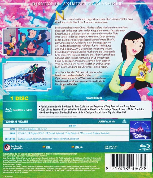 Produktbild: Mulan - Disney Classics