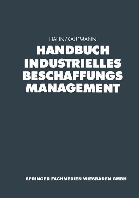 Produktbild: Handbuch Industrielles Beschaffungsmanagement