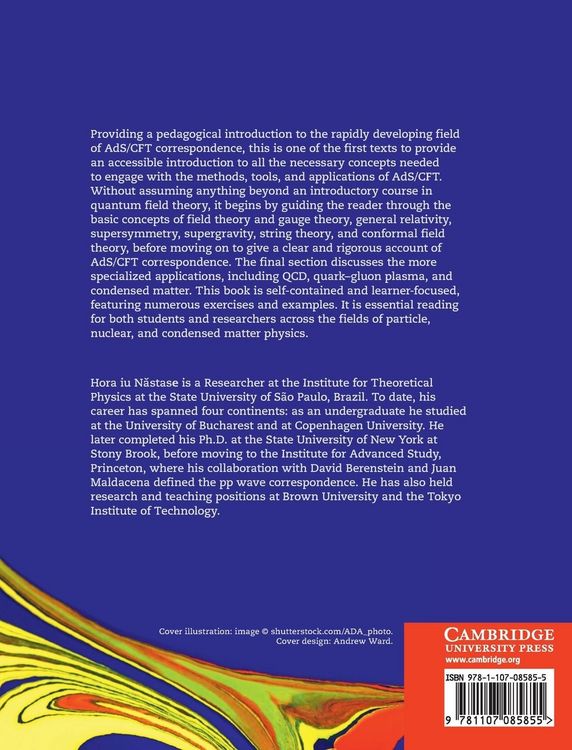 Produktbild: Introduction to the AdS/CFT correspondence