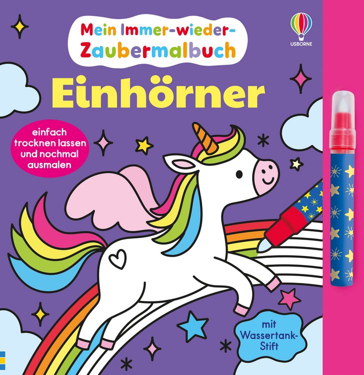 Produktbild: Mein Immer-wieder-Zaubermalbuch: Einh&ouml;rner