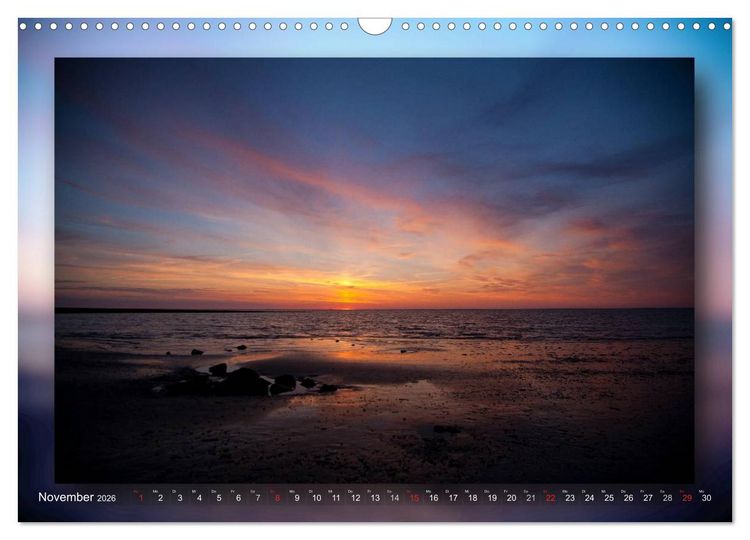 Produktbild: Baltrum - Ein Tag am Strand (Wandkalender 2026 DIN A3 quer), CALVENDO Monatskalender