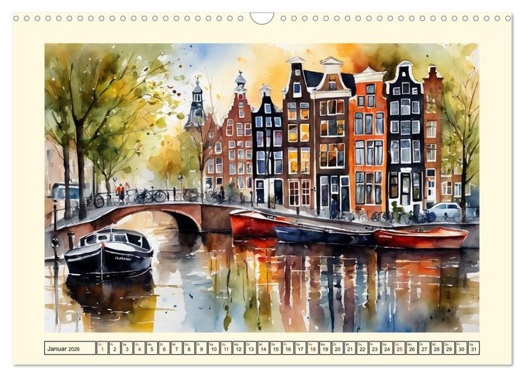 Produktbild: Europas Metropolen (Wandkalender 2026 DIN A3 quer), CALVENDO Monatskalender