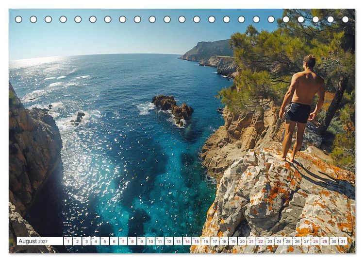 Produktbild: Action pur - atemberaubende Hobbys (Tischkalender 2027 DIN A5 quer), CALVENDO Monatskalender