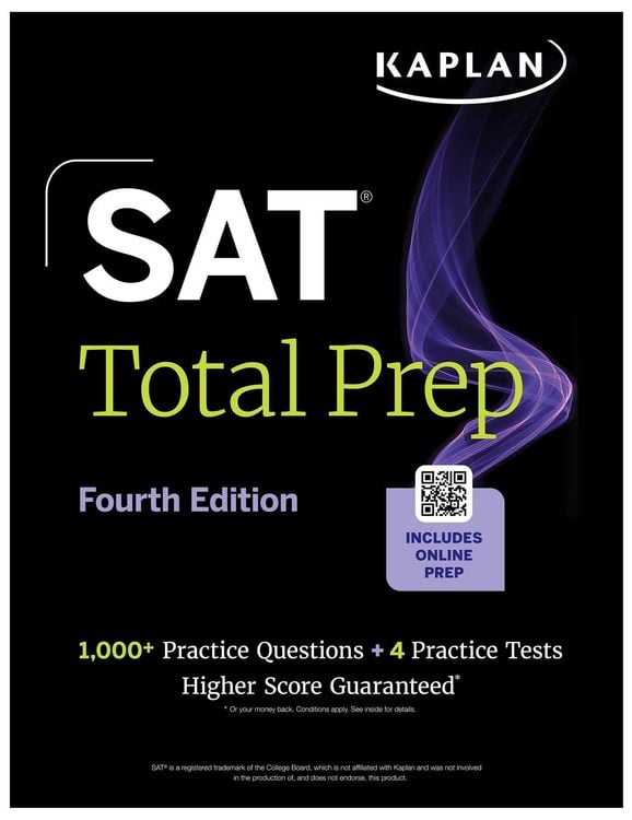 Produktbild: SAT Total Prep, Fourth Edition: Includes 4 Full Length Practice Tests, 1,100+ Practice Questions + 1 Year Access to Online Quizzes and Video Lessons a