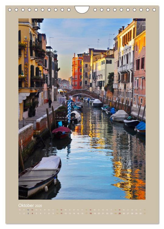 Produktbild: Erlebe mit mir Venedig im Winter (Wandkalender 2026 DIN A4 hoch), CALVENDO Monatskalender