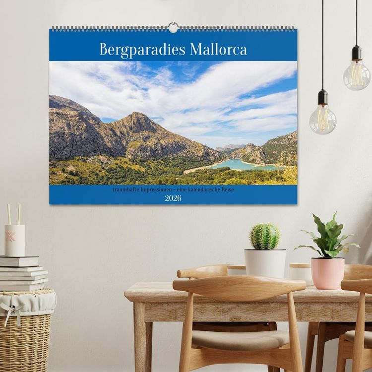 Produktbild: Bergparadies Mallorca (Wandkalender 2026 DIN A2 quer), CALVENDO Monatskalender